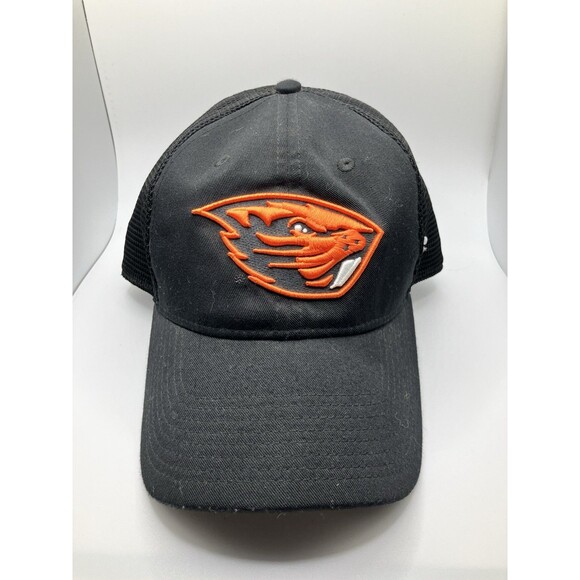 Black Oregon State Beavers Fanatics Snapback Mesh Hat Baseball Cap OSU - Picture 1 of 6